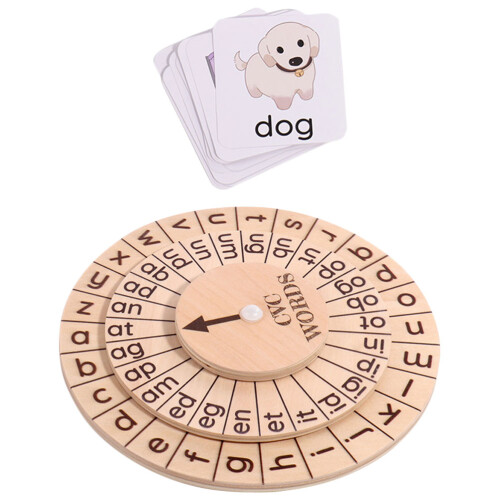 5 Sets Roterende Bordje Woorden Kaarten