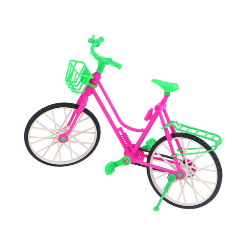 2Pcs Kids Multicolor Mini Plastic Bicycle Toy Creative Home Decoration 1