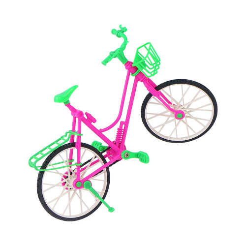 2Pcs Kids Multicolor Mini Plastic Bicycle Toy Creative Home Decoration 2