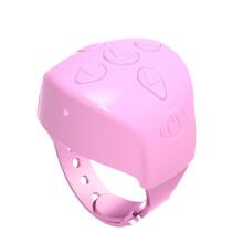 Mobile Phone Bluetooth Remote Model W0r2 Photography Switch Volume Control For Music And Video Pink 1 Set