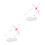 2Sets Roze Figurenstandaard Plastic Voor Dynamische Display En 10