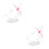 2Sets Roze Figurenstandaard Plastic Voor Dynamische Display En 9