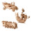 3Set 3D Puzzels Voor Kinderen Lichtbruin Creatief Speelgoed 3