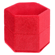 Hochzeitsring Box, Heiratsantrag Hexagon Ringhalter
