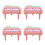 4Pcs Musical Infantil Piano Eletrônico Educação Bebê Presente 8