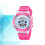 Digital Impermeable Correa Silicona Rosa 9