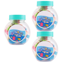 3 Blikjes Mini Gummetje Creatief Papierwaren Markeerbaar