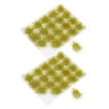 40St Miniatuur Kunstgras Cluster Groen Plastic Voor Decoratie Basing