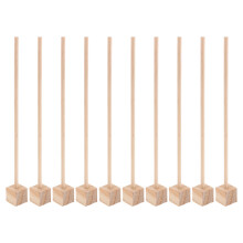 300 Teile Diy Bauklötze Set Mit Holzstiften Und Blockbasis Aus