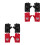 4 Pares De Infantiles Sin En Cuero Pu Con 7