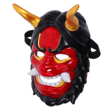 3Stück Dämonenmaske: Japanische Hannya Mit Hörnern Für Erwachsene