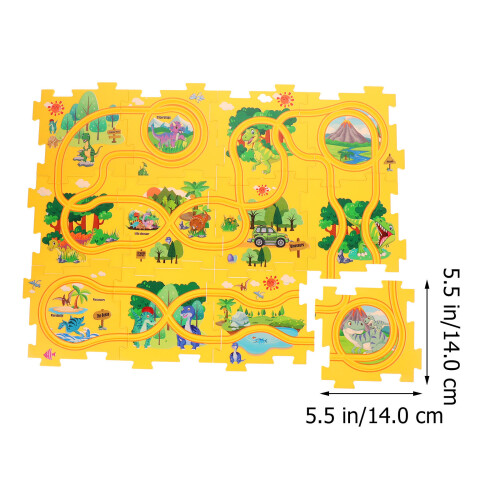 Set Auto Con A Puzzle In Per Bambini 1