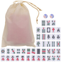 1 Set Mini Mahjong Set Für Unterwegs
