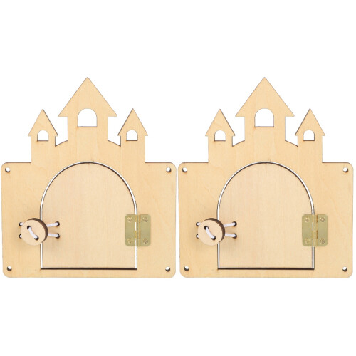 2 Sets Children'S Busy Board Early Educational Assembled Toy 1