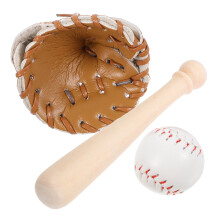 De Bate De Béisbol Miniatura Con Guante Y Para Casa