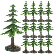 40Stk Mini Weihnachtsbaum Figuren Grün Für Schreibtisch