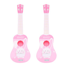2Pcs Plastic Cartoon Rabbit Guitar Toy For Kids Music Education