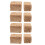8 Stuks Mini Hooiberg Model Diy Decoratie Accessoire 7