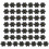 50 Pièces Jetons En Plastique Pour Jeu De Comptage Accessoires 5