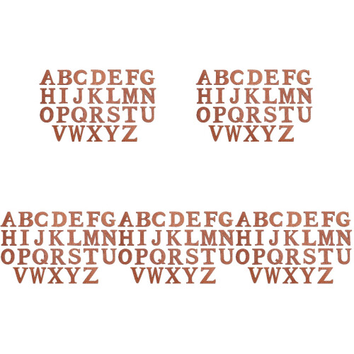 130 Stuks Letters Creatieve Brief Uitgesneden Diy 2