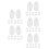 675 Paren Voor 16 Cm Pop Plastic Antislip Laarzen 5