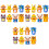24 Pcs Children's Non-Woven Hand Puppet DIY Material Bag 8