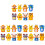 24 Pcs Children's Non-Woven Hand Puppet DIY Material Bag 7