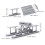 One Set Diy Sand Table Train Model Kit With Railway Scenery 3