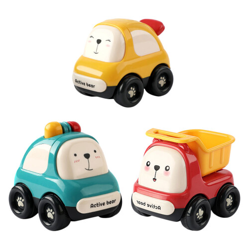 3 Giocattoli Auto Cartone Per Bambini Riempitivo