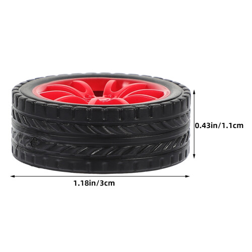 50 Ruote Per Auto In Con Rotante 30Mm 2