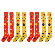 2 Pairs Polka Dot Over The Knee Socks For Cosplay
