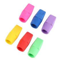 50 Unidades Borracha Para Lápis Coloridas Material Escolar Presente