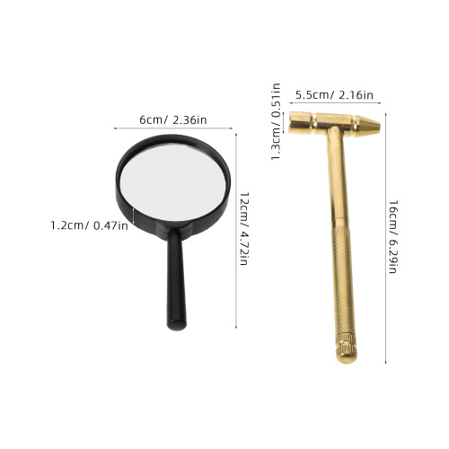 Set Archaeology Dig Kit With Tools And Magnifier For Kids 2