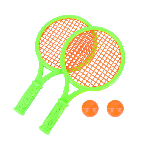 Un Racchette Tennis E Badminton In Per S