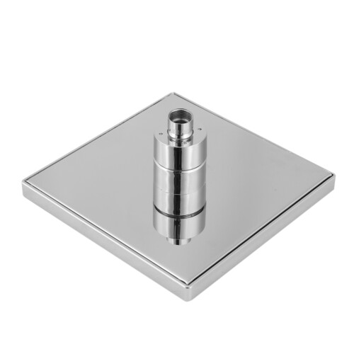 Chuveiro com controle de temperatura e LED de 8 polegadas com mudança de cor para uma decoração vibrante do banheiro e fácil instalação. 2