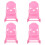 4Pcs Simulation Baby Stroller Plastic Trolley Model Toy For Kids 1