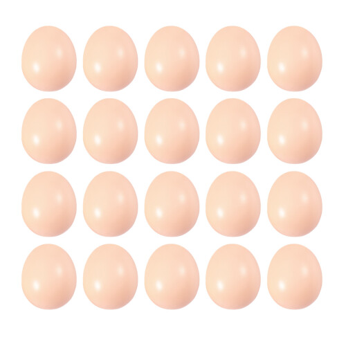 30Stk Kunststoff Eier Imitation Lebensechte Eier Zum Bemalen