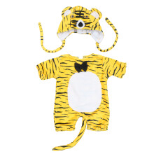 Set Neugeborenen Fotoprop Requisiten Tiger Outfit Hut Für Baby