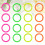 24 Toss Ringen Speelgoed Voor 6 Cm 8