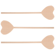 3Stk Holz- -Stab -Photo-Accessoire