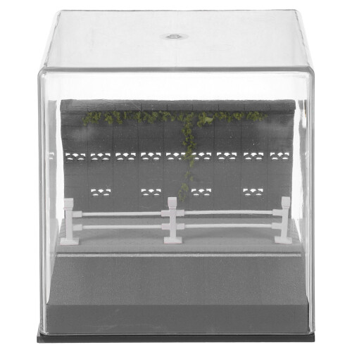 2St Transparante Acryl Display Case Multi Kleuren Opbergdoos