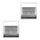 2St Transparante Acryl Display Case Multi Kleuren Opbergdoos 6