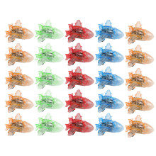 25 Pièces Jouets Dessin Animé En Plastique Transparent À