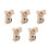5 Piezas Robot Comedor De Monedas Kit Educativo Stem Madera 5