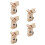 5 Piezas Robot Comedor De Monedas Kit Educativo Stem Madera 8
