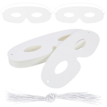 320 . Leere Papiermasken Für Cosplay Und Diy Bastelarbeiten