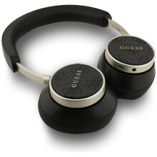 Guess 4G Classic Logo Bleutooth Wireless On Ear Headphones Black - GUBHC15P4MRSCK
