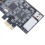 PCI-E 1X IEEE 1394A 4 Θυρών (3+1) Προσαρμογέας Κάρτας Firewire 1394 a PCIe με 4