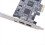 PCI-E 1X IEEE 1394A 4 Θυρών (3+1) Προσαρμογέας Κάρτας Firewire 1394 a PCIe με 3