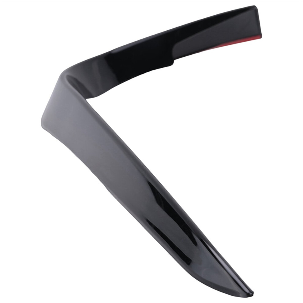 Car Bright Front Bumper Splitter Spoiler Trim Fog Canard F Black/Light 4852359660529